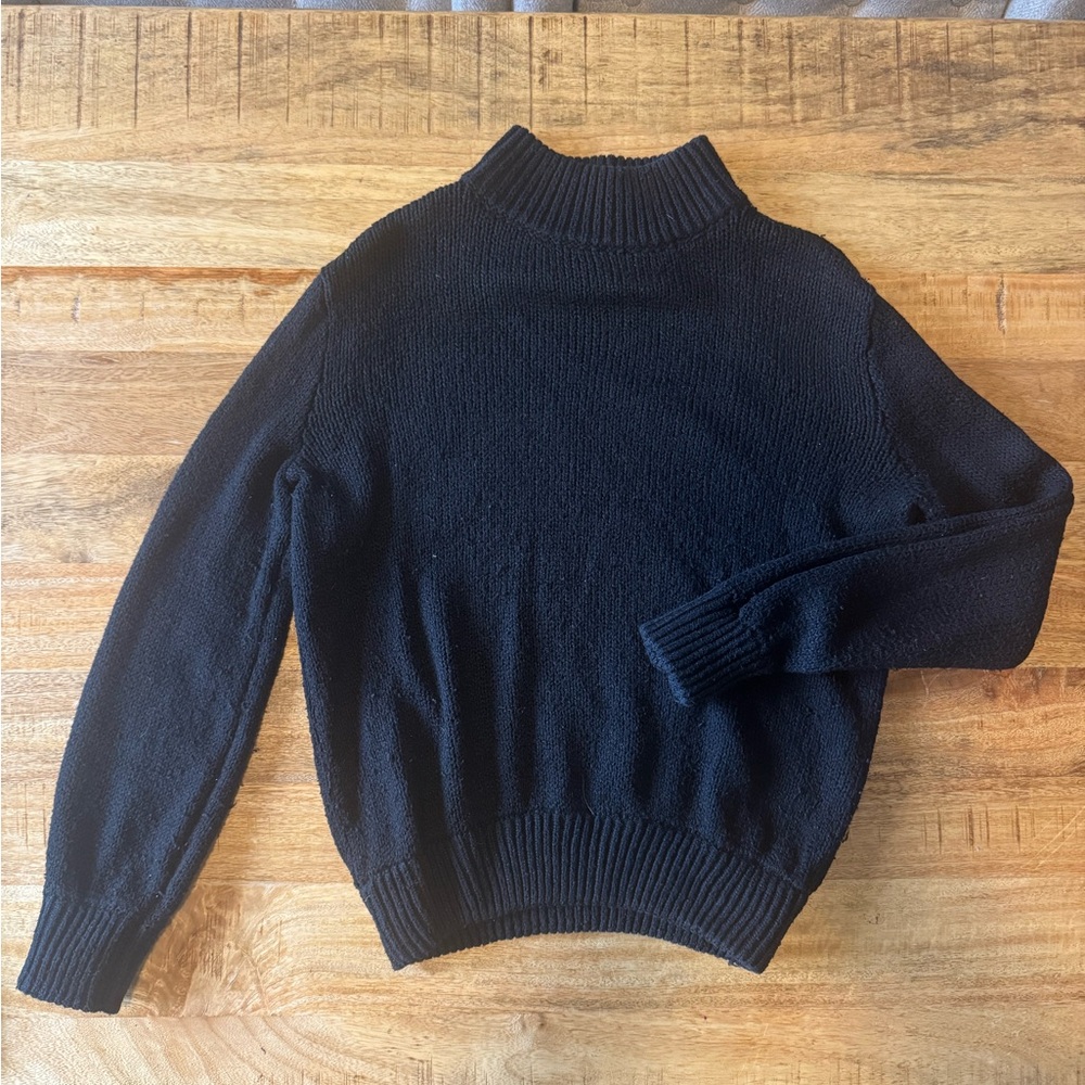 Aerie Black Turtleneck Sweater